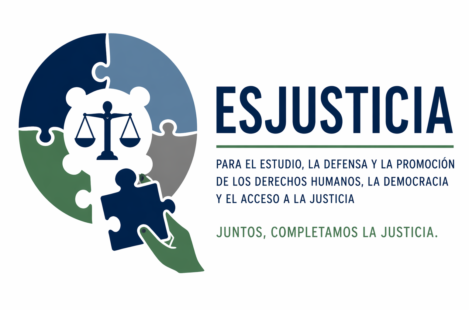 Logo completo de ESJUSTICIA